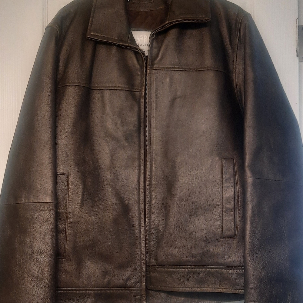 Leather jacket